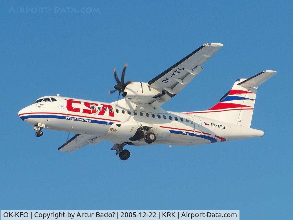 OK-KFO, 2005 ATR 42-500 C/N 633, CSA - Atr 42