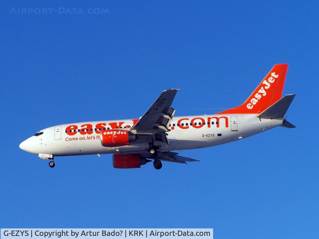 G-EZYS, 1999 Boeing 737-33V C/N 29342, Easy Jet - landing on rwy 25