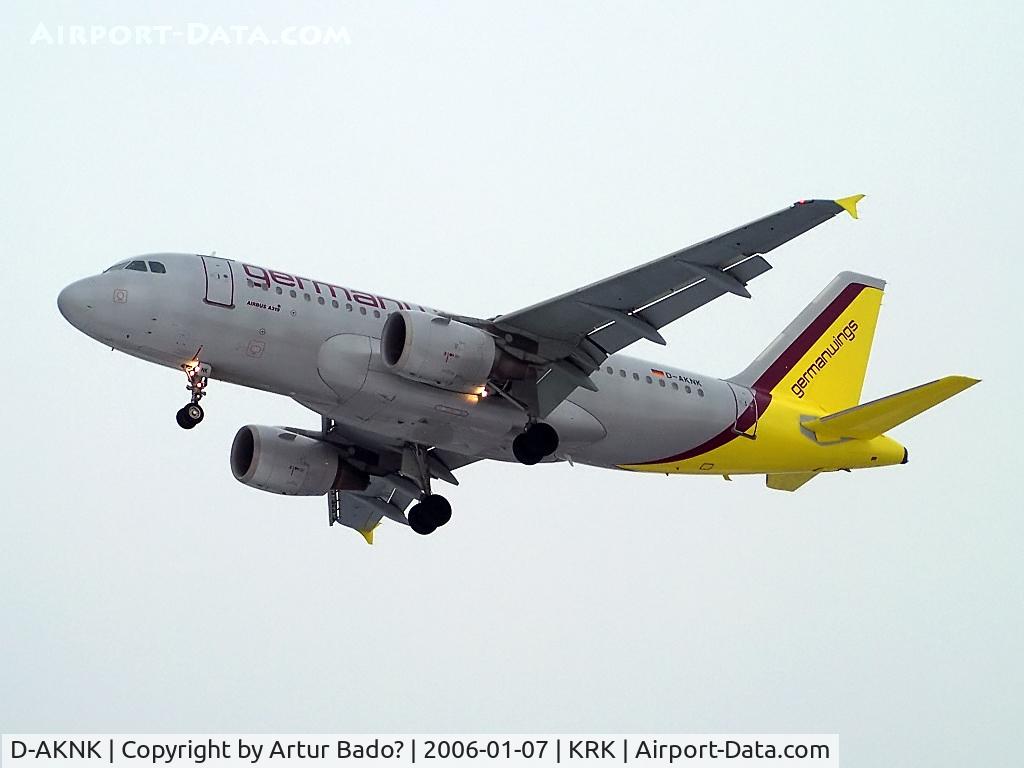 D-AKNK, 1999 Airbus A319-112 C/N 1077, Germanwings - Airbus A319-112