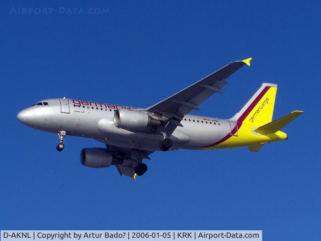 D-AKNL, 1999 Airbus A319-112 C/N 1084, Germanwings - Airbus A319-112