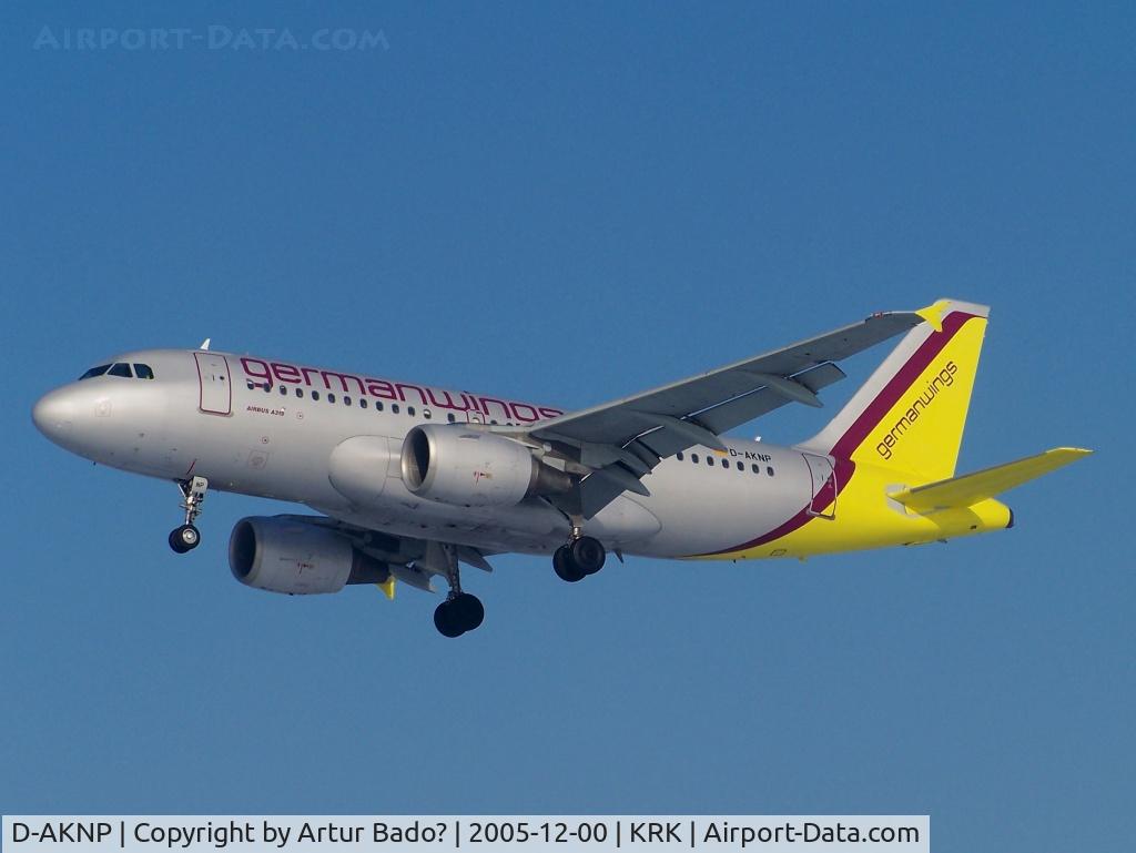 D-AKNP, 1999 Airbus A319-112 C/N 1155, Germanwings - Airbus A319-112