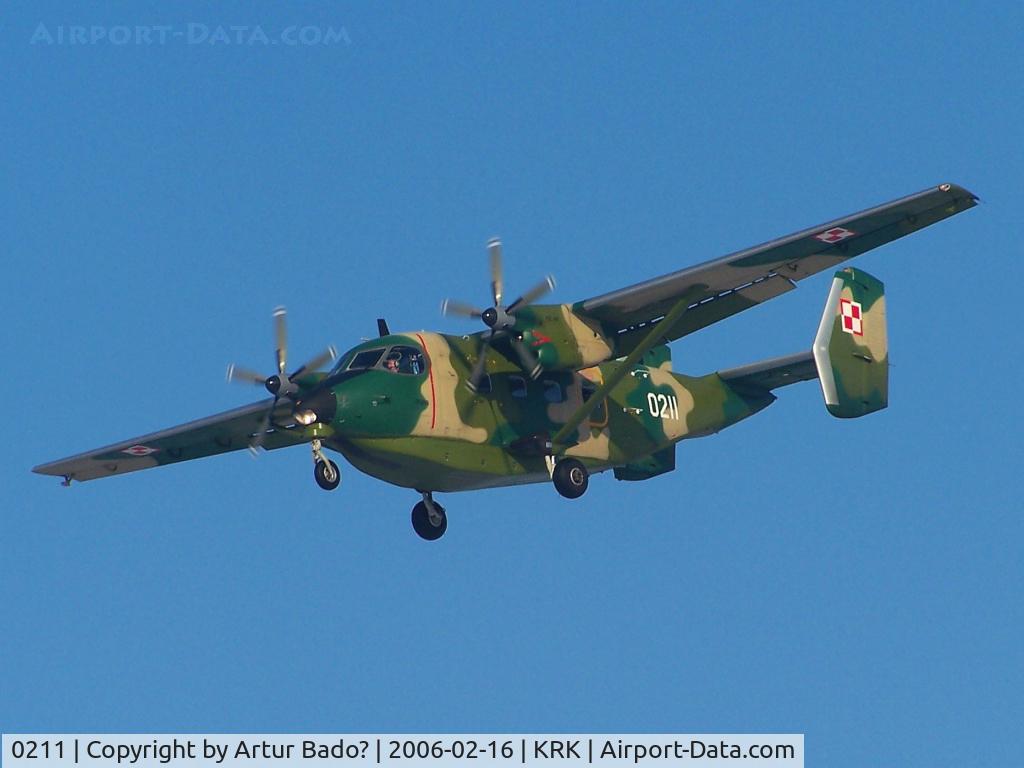 0211, PZL-Mielec M-28 Bryza 1TDII C/N AJG002-11, Poland Air Force - PZL-Mielec M-28 Bryza