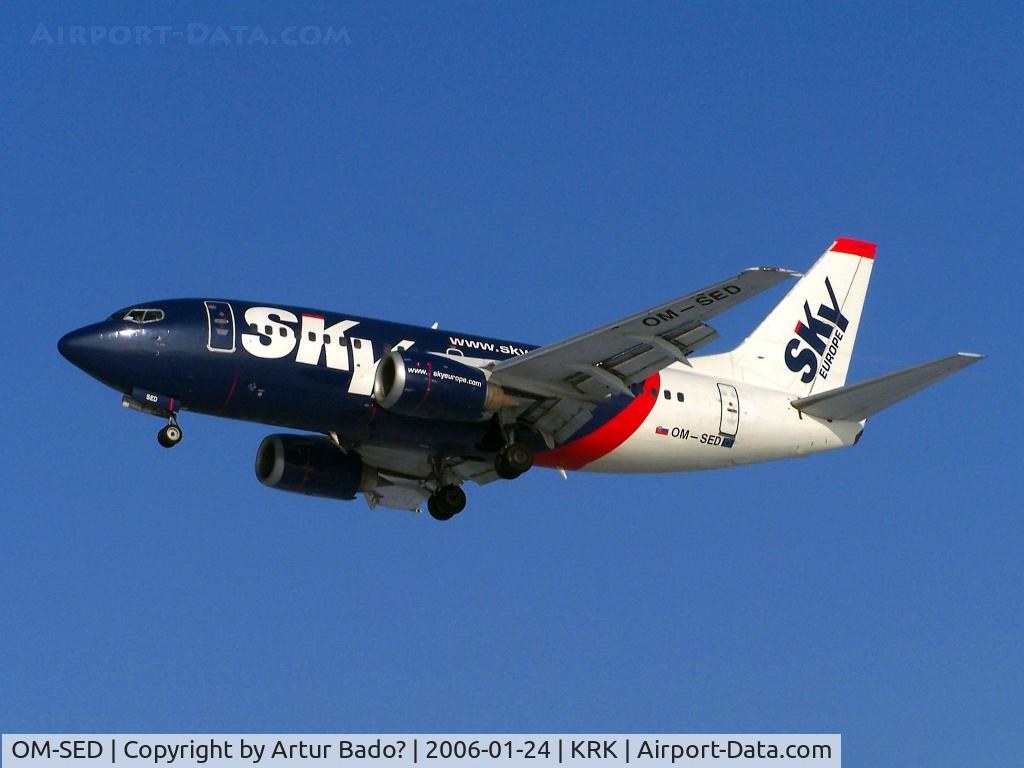 OM-SED, 1991 Boeing 737-53C C/N 24826, Sky Europe - Boeing 737-500