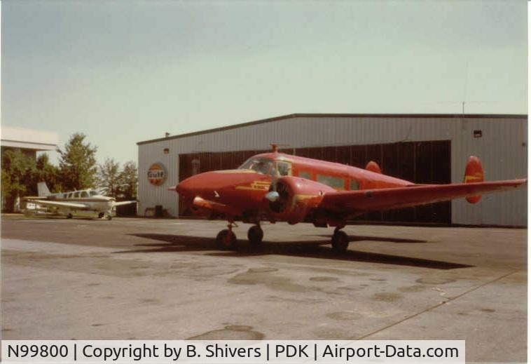 N99800, 1969 Beech H-18 Tri-Gear C/N BA-759, N99800 (Big Red) at Flite Services, PDK
