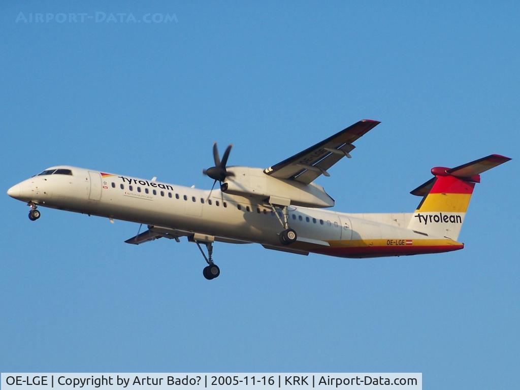 OE-LGE, 2001 De Havilland Canada DHC-8-402Q Dash 8 C/N 4042, Tyrolean