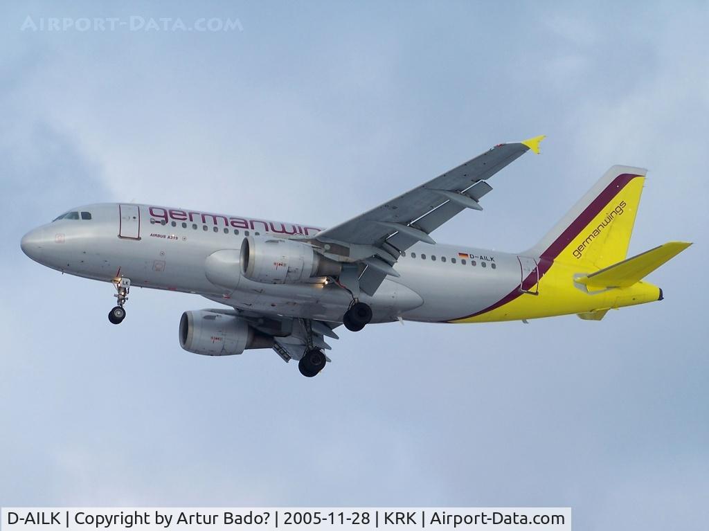 D-AILK, 1997 Airbus A319-114 C/N 679, Germanwings - Airbus A319-112