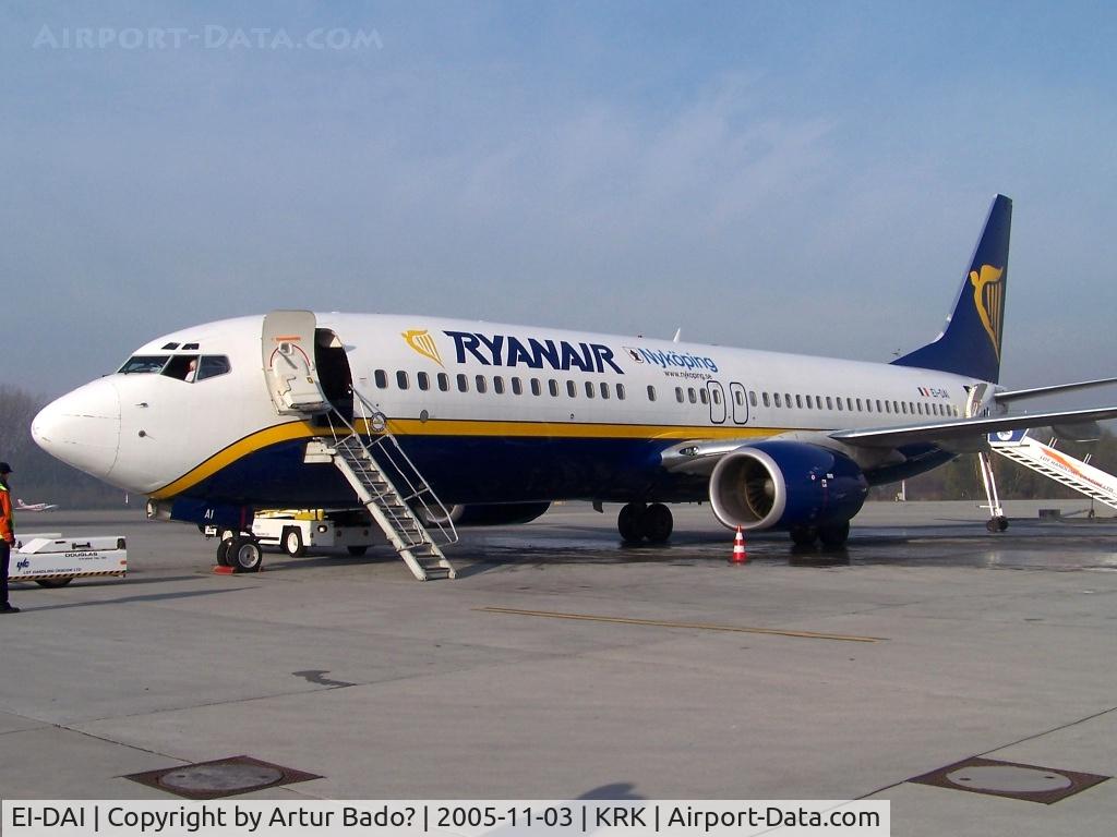 EI-DAI, 2003 Boeing 737-8AS C/N 33547, Ryanair Boeing 737-8AS