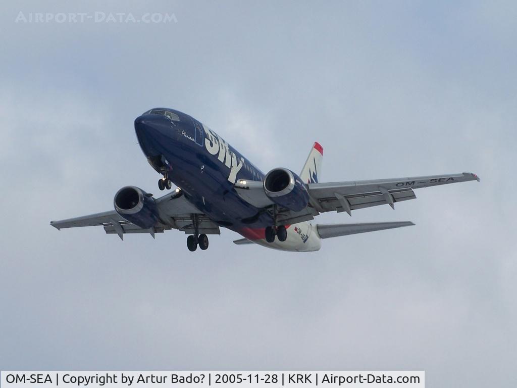 OM-SEA, 1992 Boeing 737-500 C/N 25186, Sky Europe - Boeing 737-5Y0