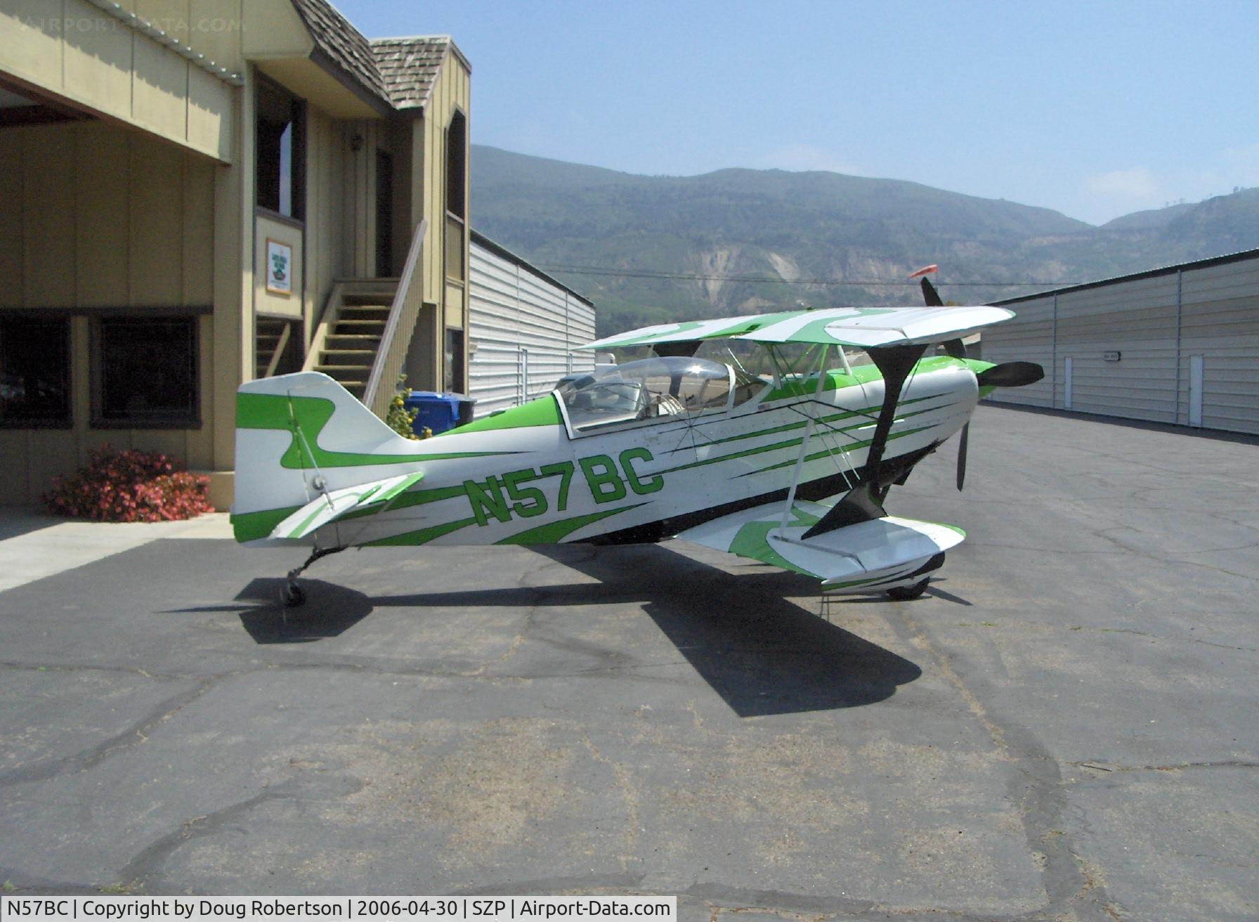 N57BC, 2001 Aviat Pitts S-2C Special C/N 6042, 2001 Aviat Aircraft S-2C PITTS Special, Lycoming AEIO-540, symmetrical airfoils, four ailerons