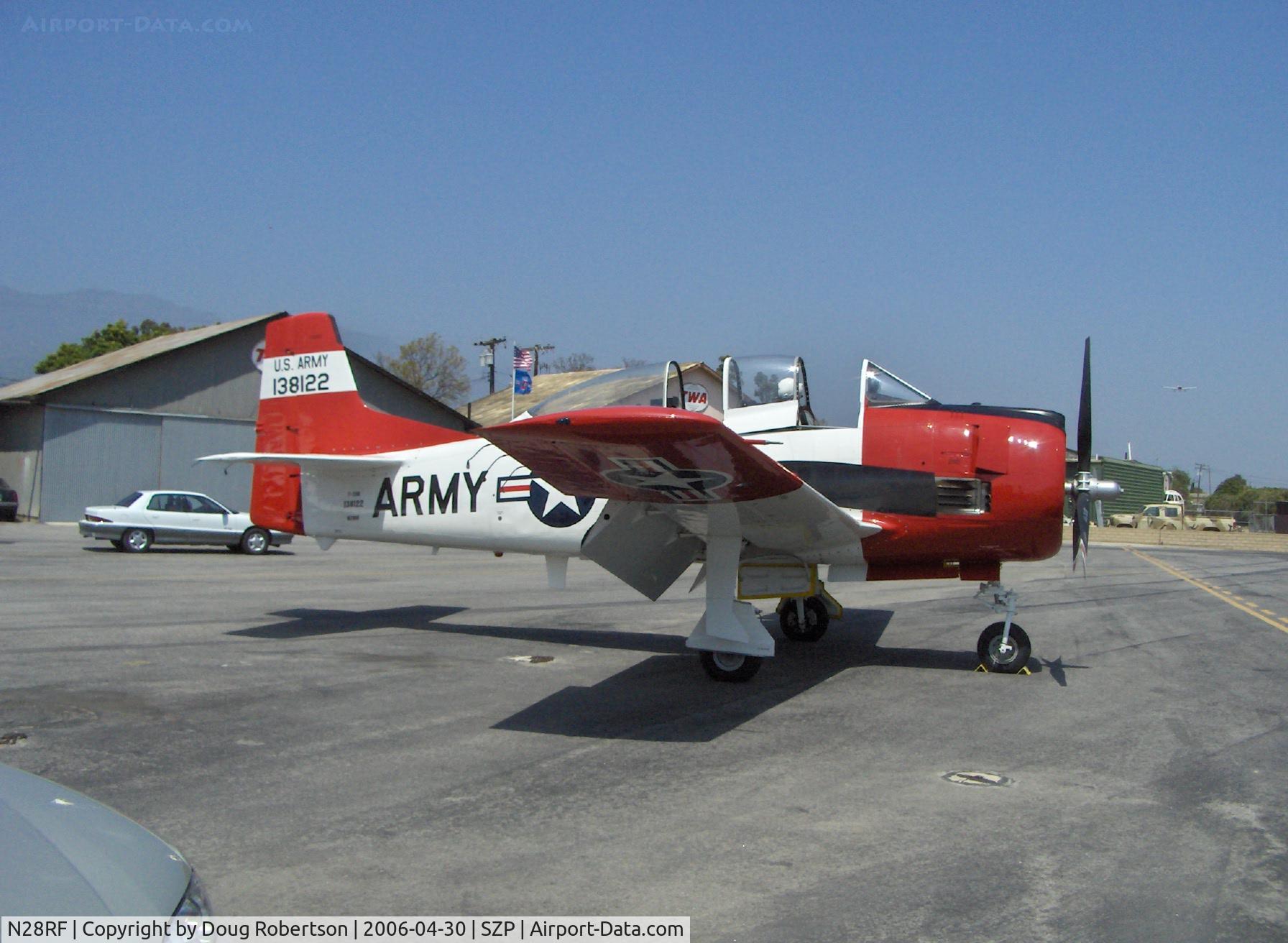 N28RF, 1954 North American T-28B Trojan C/N 200-193, North American T-28B TROJAN, Wright Cyclone R-1820-86 9 cylinder radial 1,425 Hp, designed for maintainability wth many access hatches