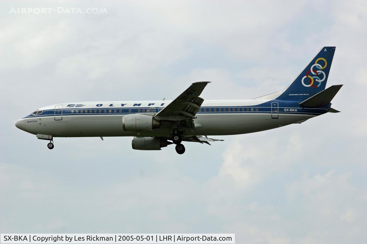 SX-BKA, 1991 Boeing 737-484 C/N 25313, Boeing 737 484