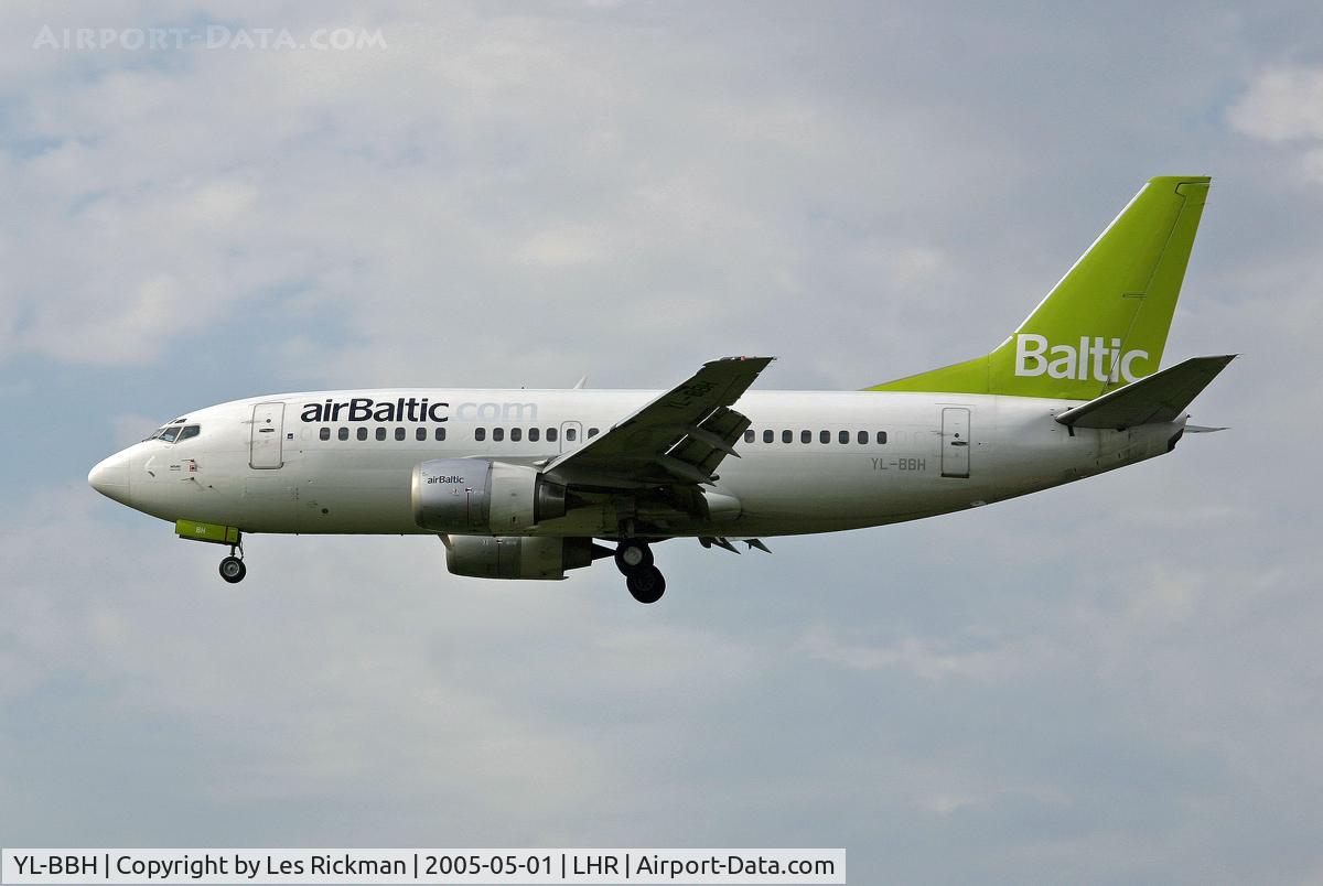 YL-BBH, 1990 Boeing 737-548 C/N 24968, Boeing 737 548