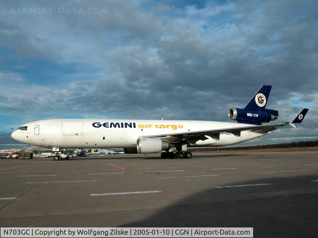 N703GC, 1990 McDonnell Douglas MD-11F C/N 48411, freighter