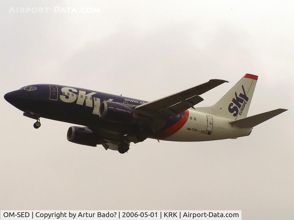 OM-SED, 1991 Boeing 737-53C C/N 24826, Sky Europe - Boeing 737-500
