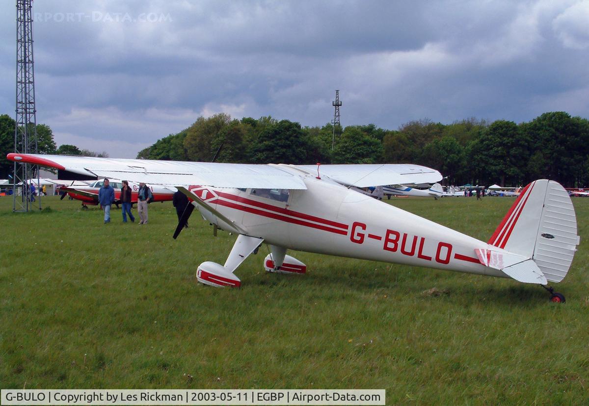 G-BULO, 1946 Luscombe 8F Silvaire C/N 4216, Luscombe 8A Silvaire