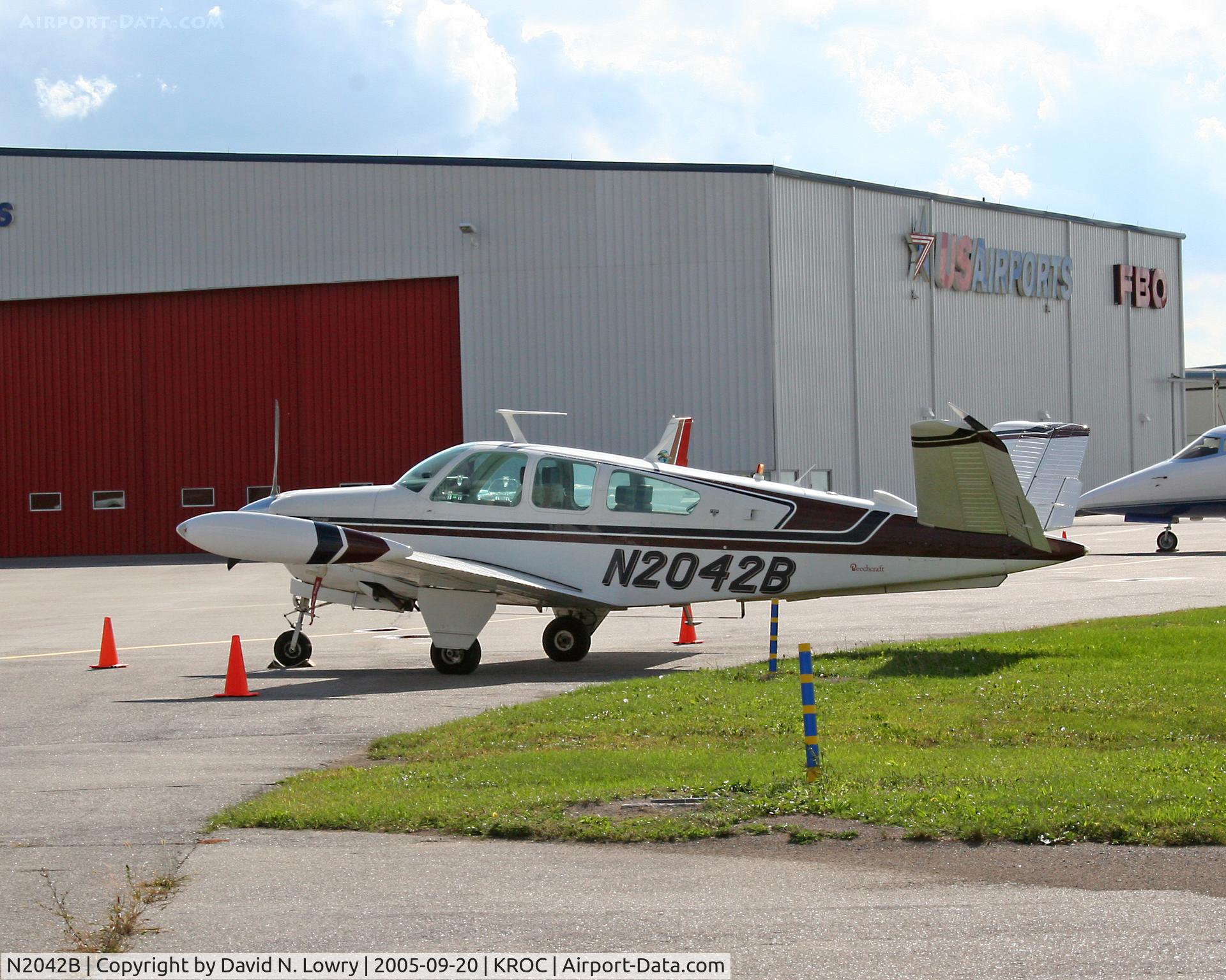 N2042B, 1978 Beech V35B Bonanza C/N D-10185, N2042B at KROC.