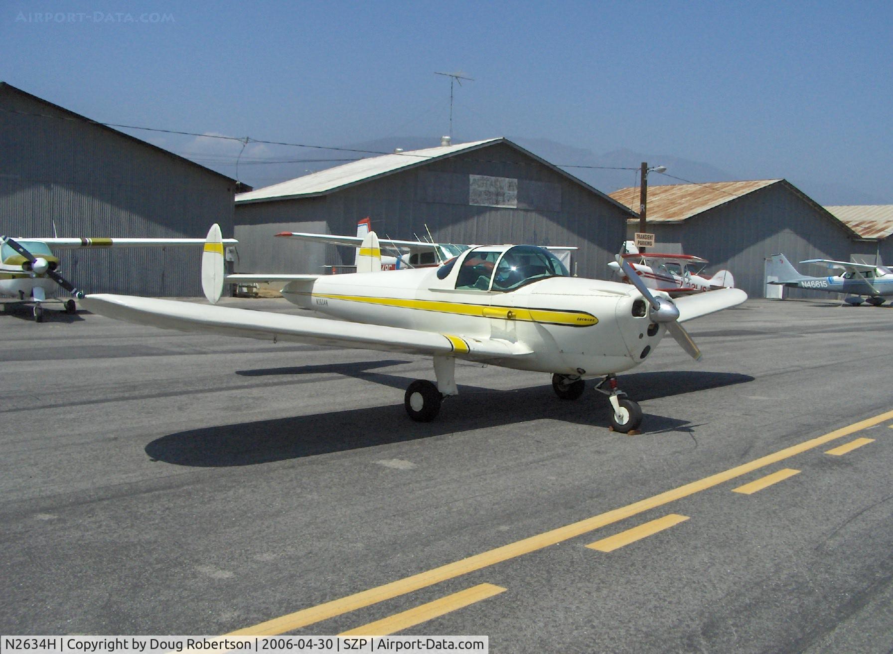 N2634H, 1946 Erco 415C Ercoupe C/N 3259, 1946 ERCO Ercoupe 415-C, Continental C85 85 Hp