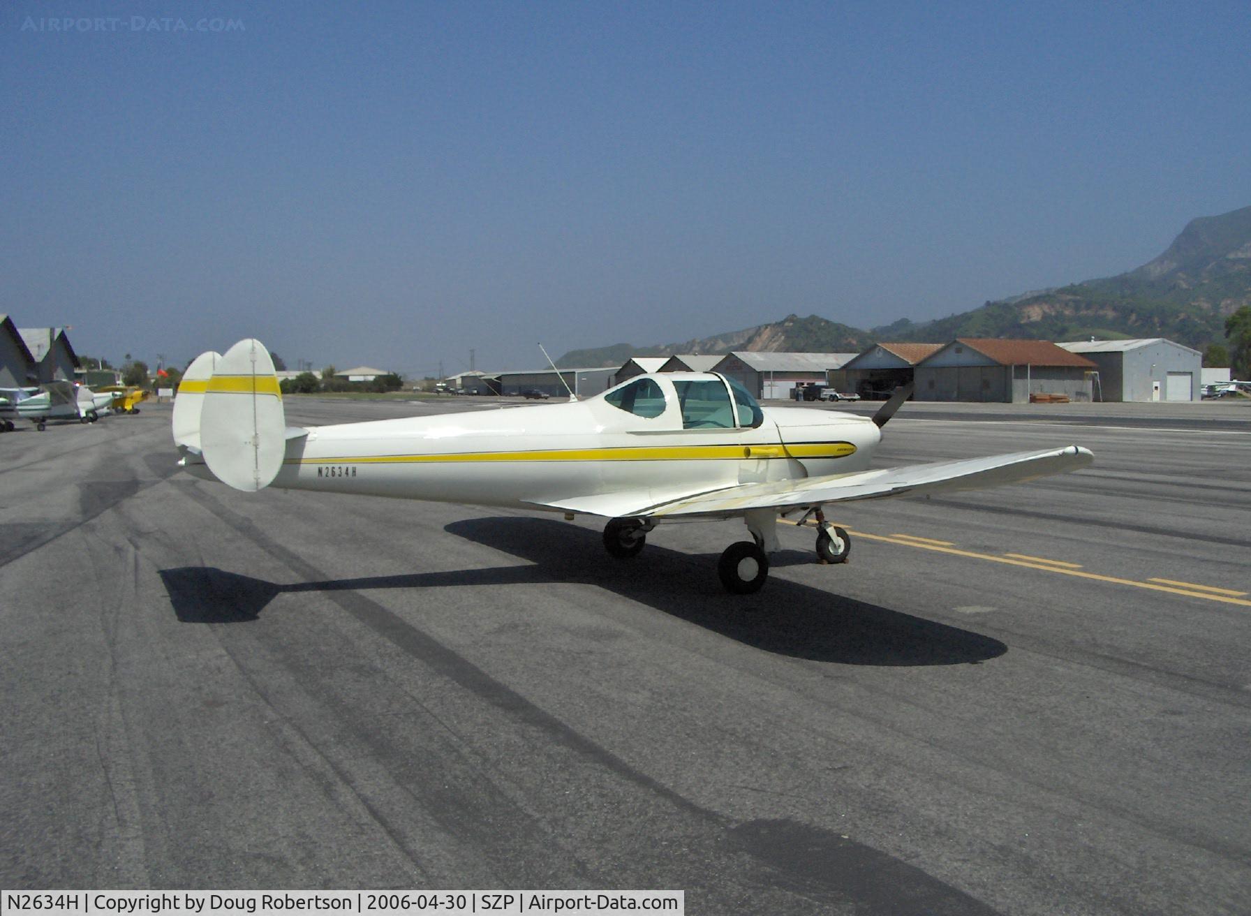 N2634H, 1946 Erco 415C Ercoupe C/N 3259, 1946 ERCO Ercoupe 415-C, Continental C85 85 Hp