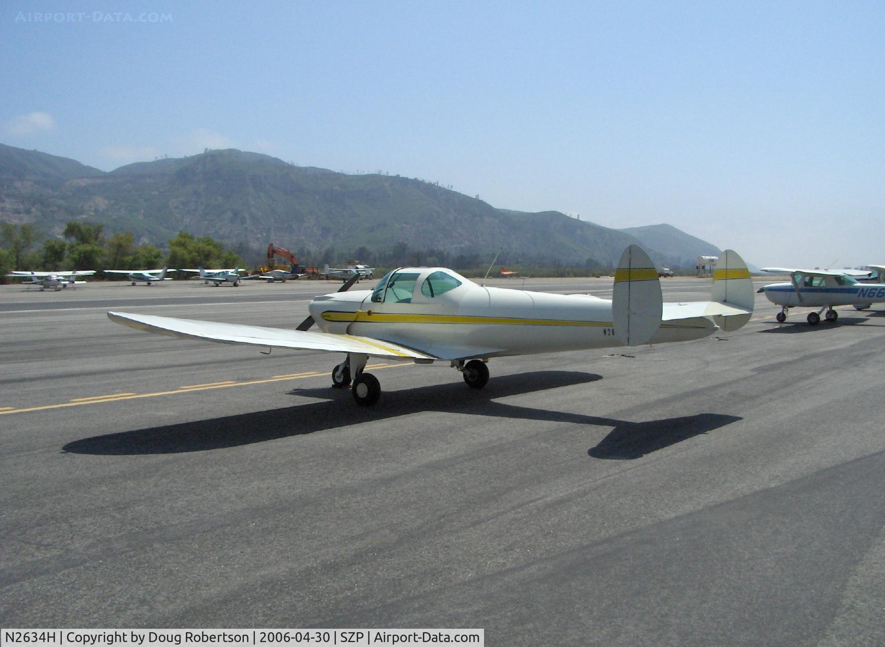 N2634H, 1946 Erco 415C Ercoupe C/N 3259, 1946 ERCO Ercoupe 415-C, Continental C85 85 Hp
