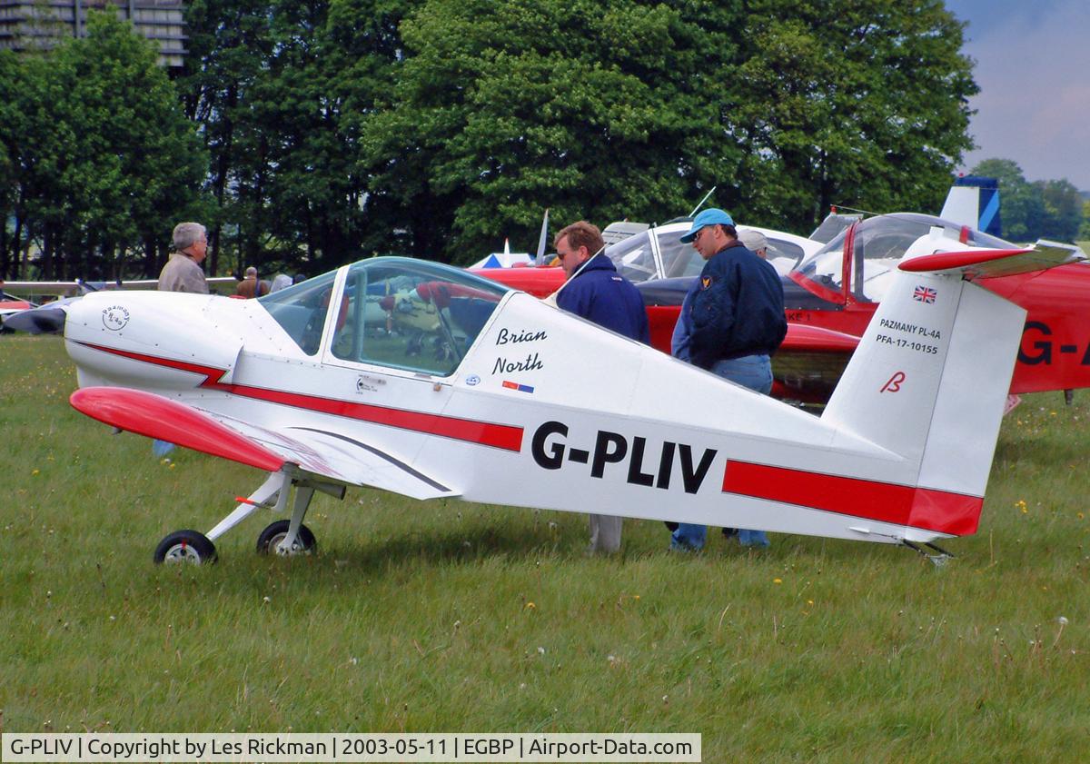 G-PLIV, 1999 Pazmany PL-4A C/N PFA 017-10155, Pazmany PL.4A
