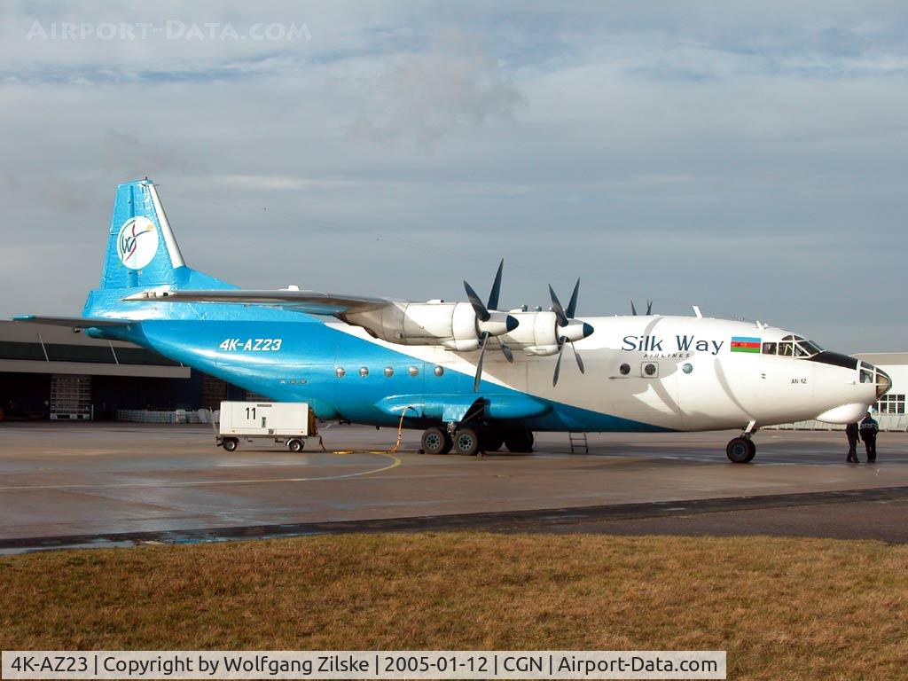 4K-AZ23, Antonov An-12BP C/N 8345605, rare visitor