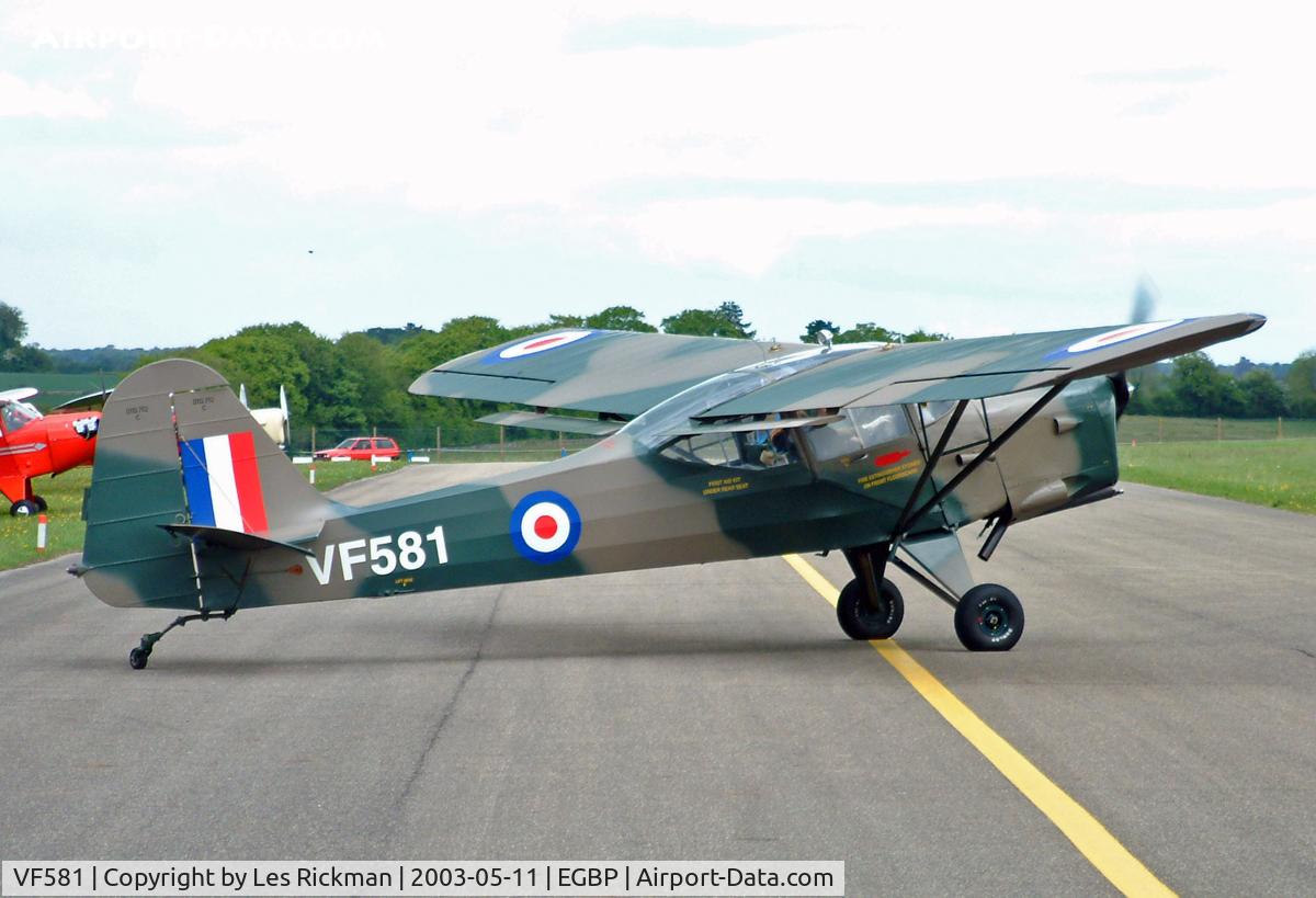 VF581, 1946 Beagle A-61 Terrier 1 C/N 2539, Beagle Auster A.61