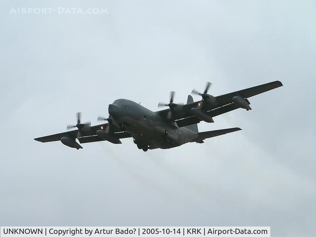 UNKNOWN, Lockheed C-130 Hercules C/N unknown, U.S. Air Force - Hercules - landing on rwy 25