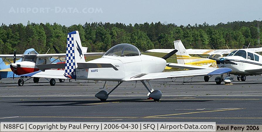 N88FG, 2004 Vans RV-8A C/N 1918, Tidy little bird on the SFQ ramp.  And she wasn't alone