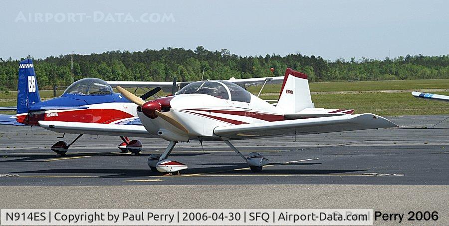 N914ES, Vans RV-6A C/N 20828, Here you can see she isn't alone.  More homebuilts abound