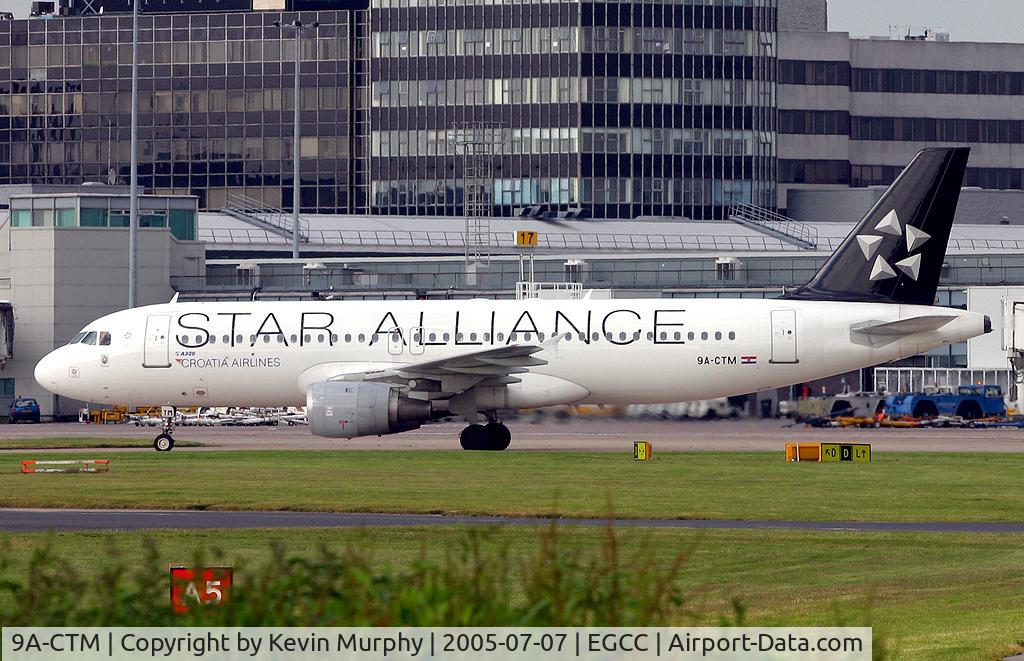 9A-CTM, 1997 Airbus A320-212 C/N 0671, Croatian Star Alliance Airbus on its way to the gate.