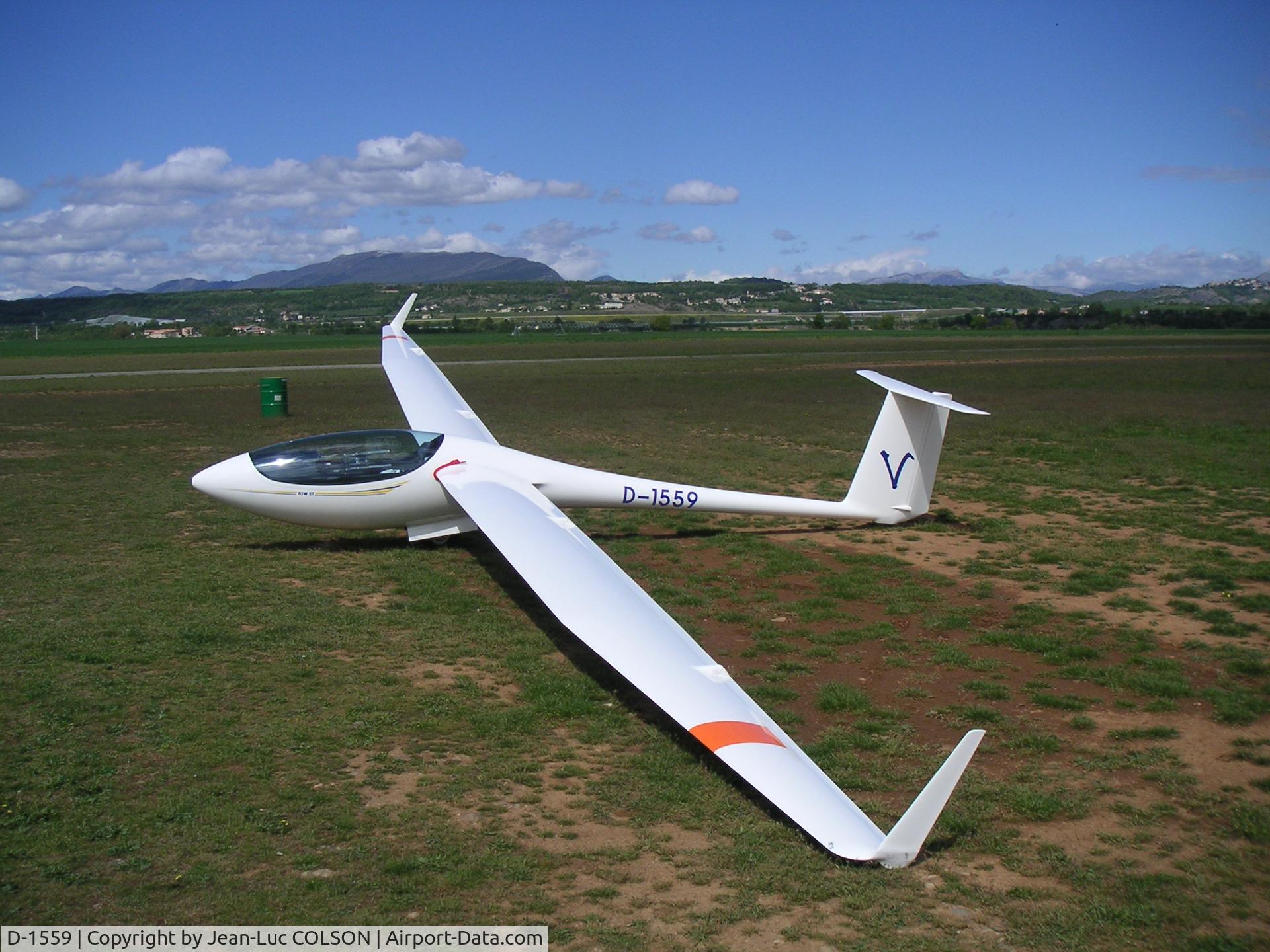 D-1559, 1999 Schleicher ASW-27 C/N 27-101, French Alps