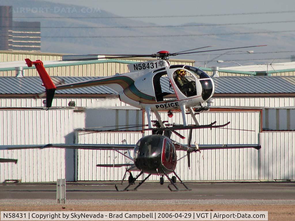 N58431, 1979 Hughes 369D C/N 1290647D, LVMPD / 1979 Hughes 369D