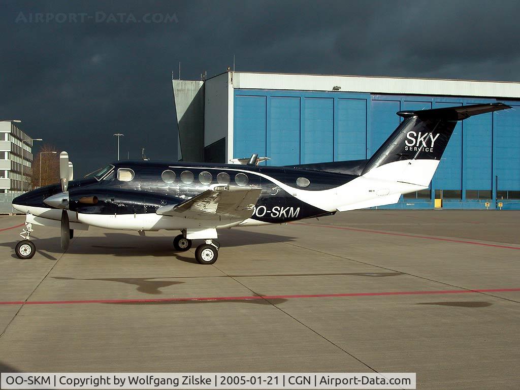 OO-SKM, 1991 Beech B200 Super King Air King Air C/N BB-1407, visitor