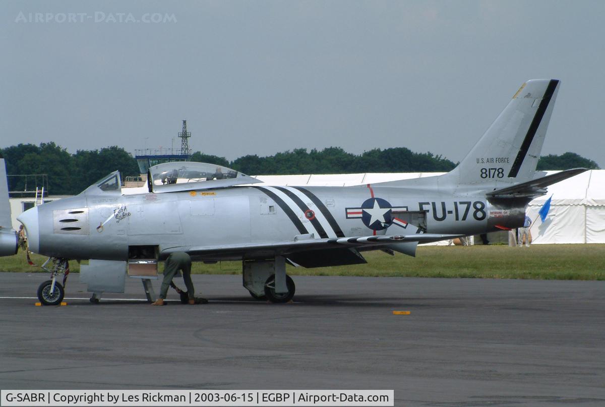 G-SABR, 1948 North American F-86A Sabre C/N 151-083 (151-43547), NA F-86A Sabre (8178)