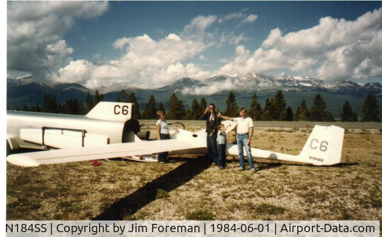 N184SS, 1981 Grob G102 ASTIR CS C/N 5532S, This was a Colorado Soaring Assn. Club Ship