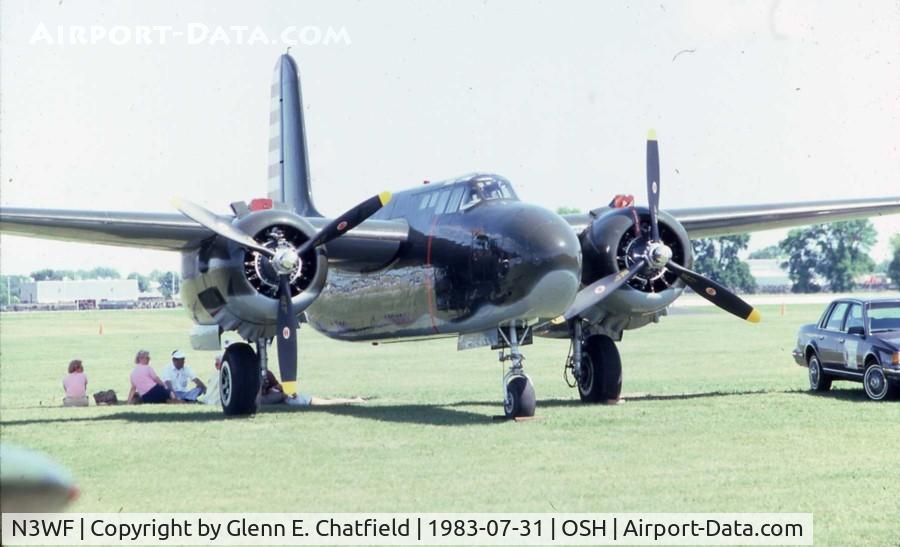 N3WF, 1943 Douglas A-20G-40-DO Havoc C/N 21356, A-20G 43-21709 at the EAA Fly In