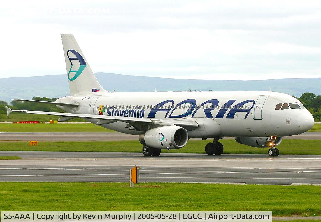 S5-AAA, 1988 Airbus A320-231 C/N 0043, Smart looking Airbus from the Balkans.