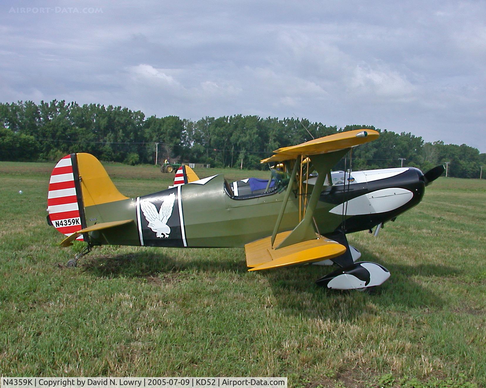 N4359K, 1993 EAA Super Acro Sport 1 C/N 219, N4359K at KD52.