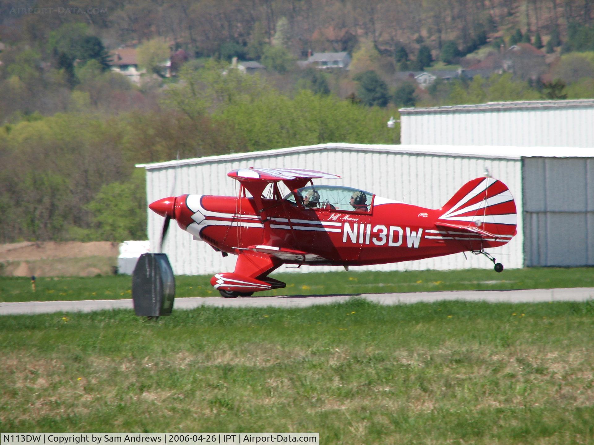 N113DW, 1986 Christen Pitts S-2B Special C/N 5103, Tail Up