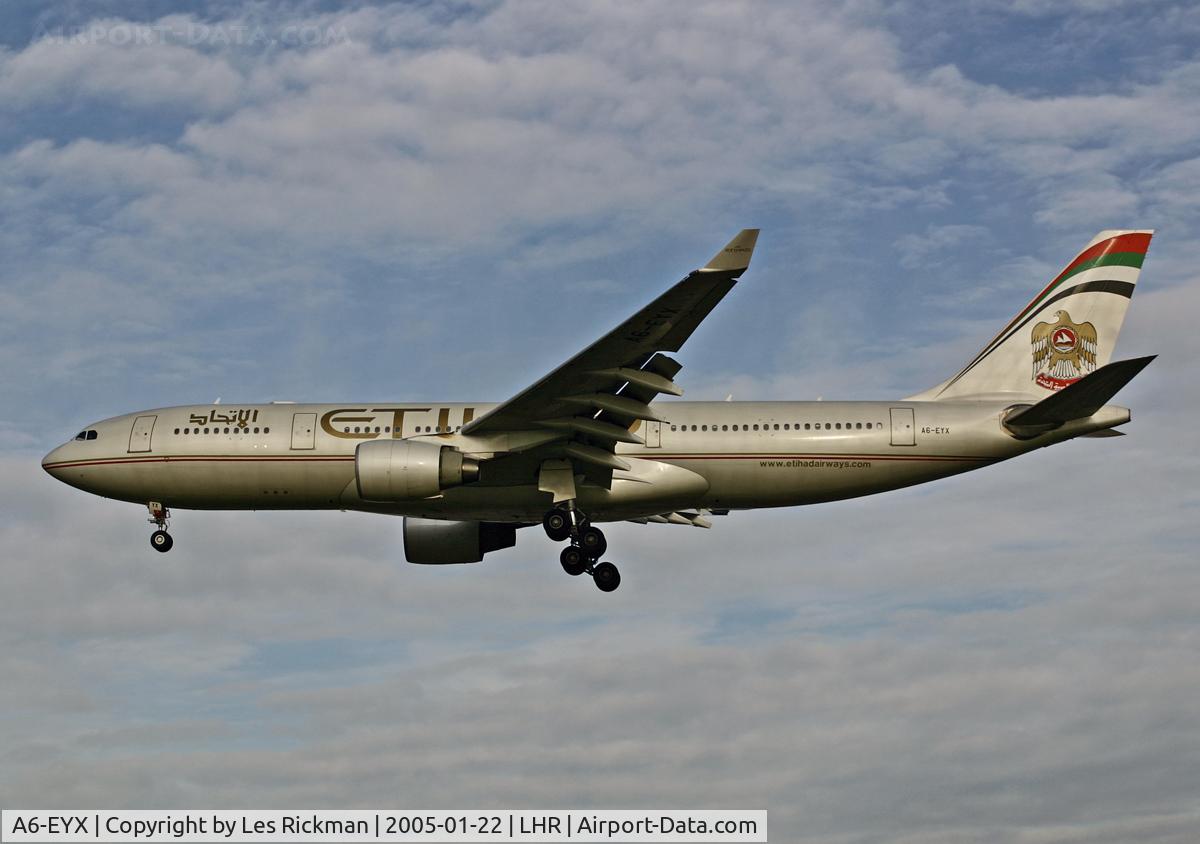 A6-EYX, 1998 Airbus A330-223 C/N 232, Airbus A330 223