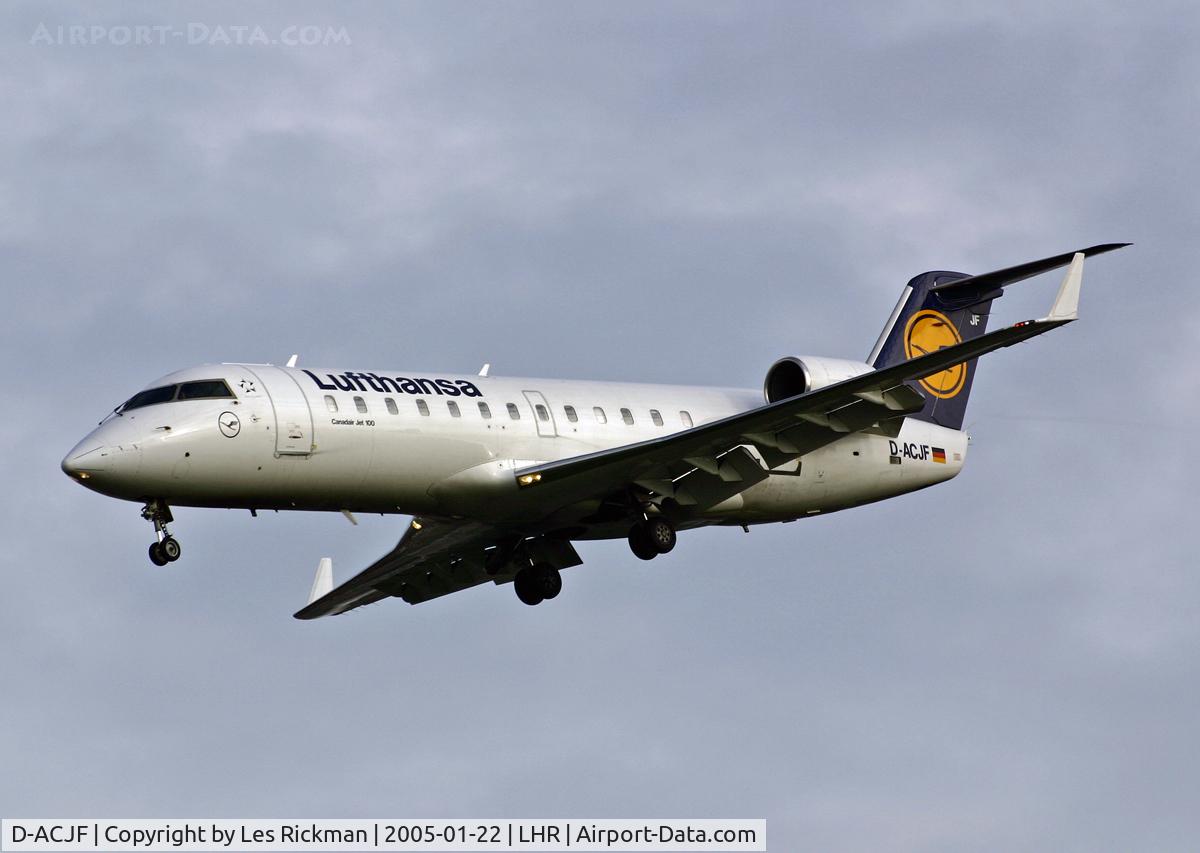 D-ACJF, 1996 Canadair CRJ-100LR (CL-600-2B19) C/N 7200, Canadair CL.600-2B19 RJ