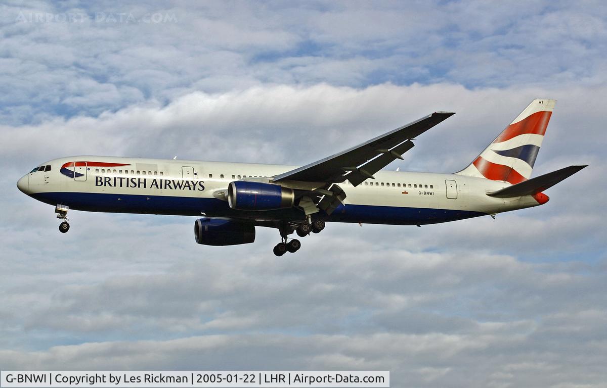 G-BNWI, 1990 Boeing 767-336 C/N 24341, Boeing 767 336ER
