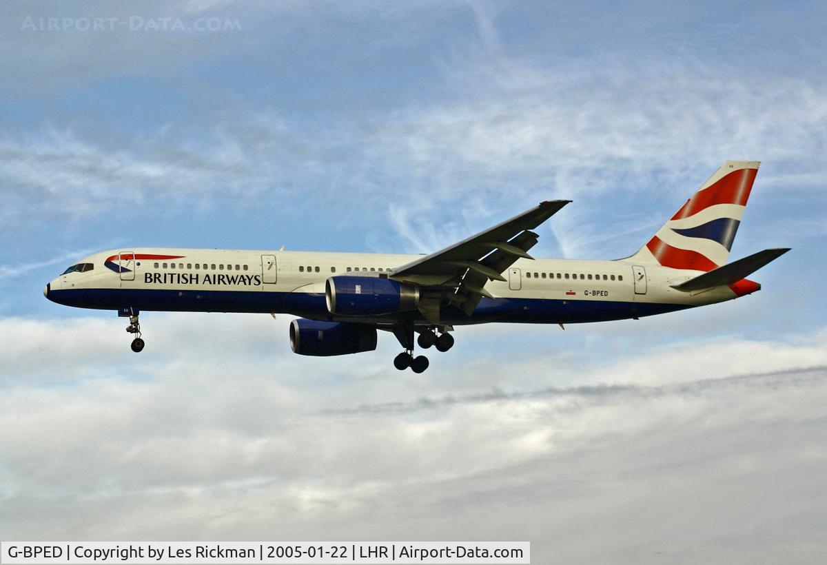 G-BPED, 1991 Boeing 757-236ET C/N 25059, Boeing 757 236