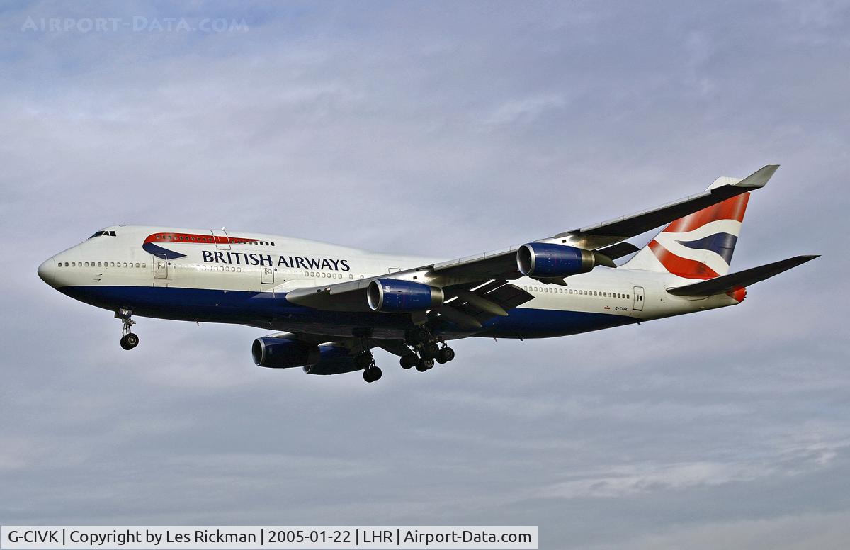 G-CIVK, 1997 Boeing 747-436 C/N 25818, Boeing 747 436