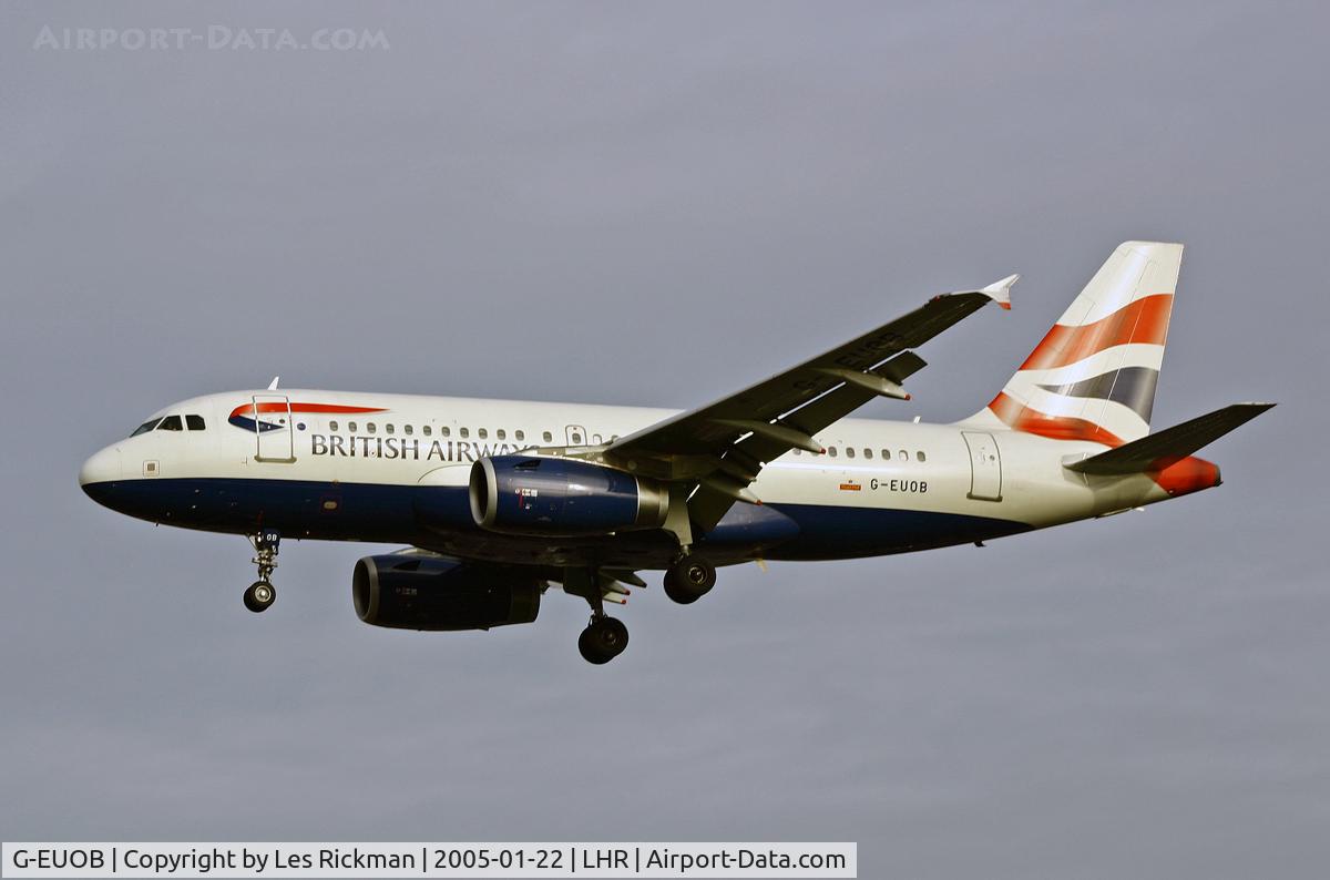 G-EUOB, 2001 Airbus A319-131 C/N 1529, Airbus A319 131