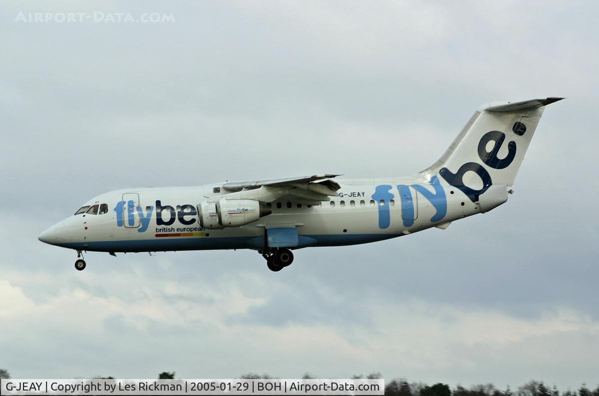 G-JEAY, 1989 British Aerospace BAe.146-200 C/N E2138, BAe 146-200