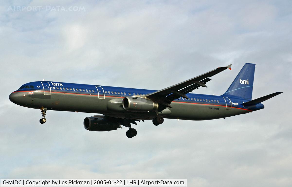 G-MIDC, 1998 Airbus A321-231 C/N 835, Airbus A321 231