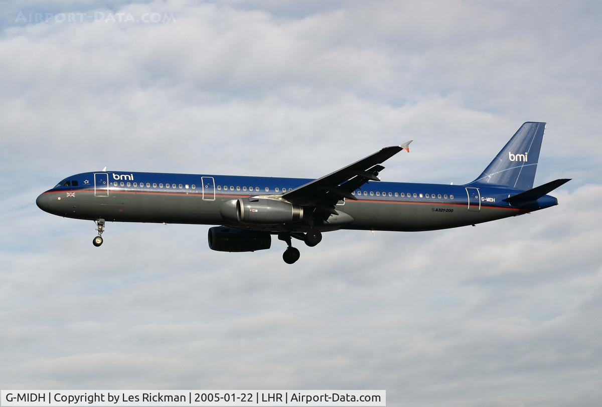 G-MIDH, 1999 Airbus A321-231 C/N 968, Airbus A321 231