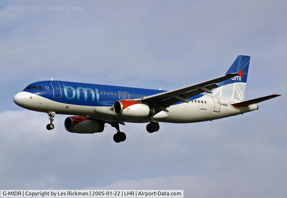 G-MIDR, 2002 Airbus A320-232 C/N 1697, Airbus A320 232