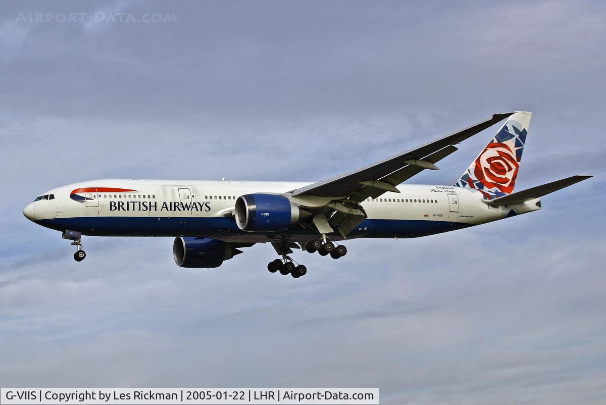 G-VIIS, 1999 Boeing 777-236/ER C/N 29323, Boeing 777 236